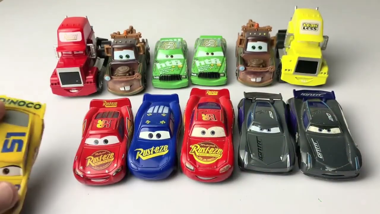 Disney Pixar Cars Lot Review and Unboxing | Full Lightning Mcqueen | ASMR Collection Cars #13