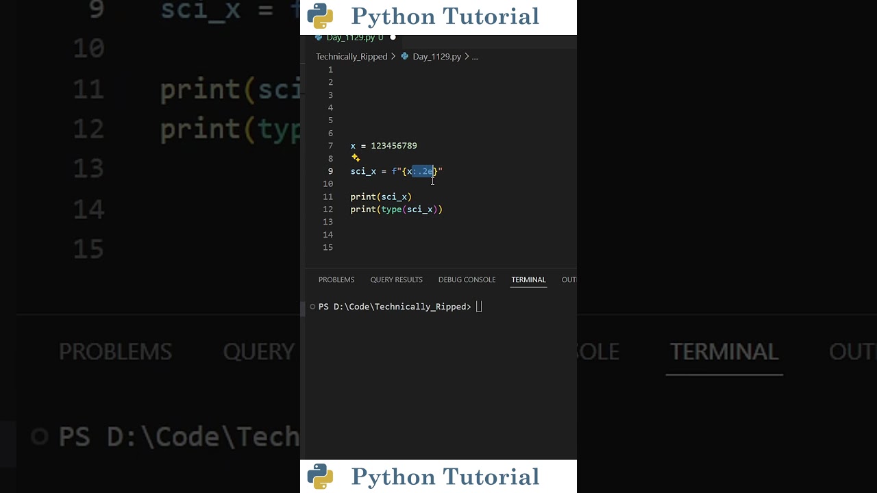 Creating Scientific Notation Numbers in Python | Python Tutorial
