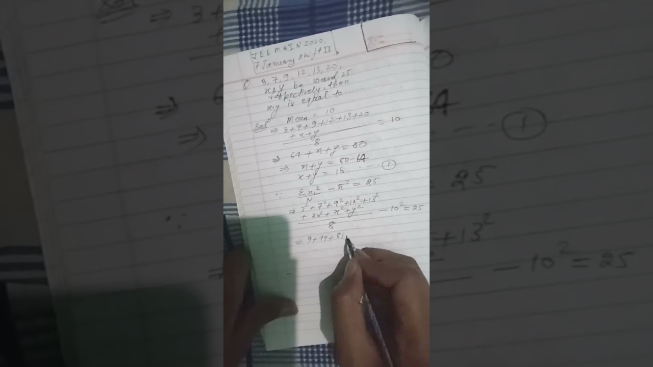 jee mains 2020 question solution ll 7 January 2nd shift. #jee main #jee aspirants #jee advance