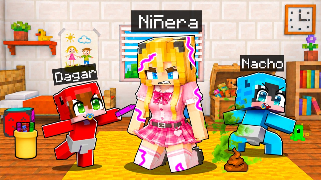 Molestando a Nuestra NIÑERA ESTRICTA en Minecraft...