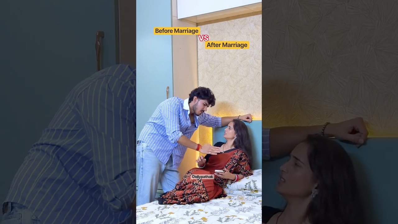 Before & After Marriage 🤣🤦🏻‍♀️ #comedy #viral #relatable #relationship #couple #love #fyp #yt
