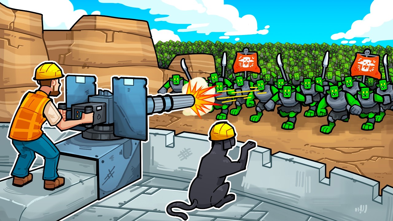 Defending against 120,000 enemies in REAL TIME!
