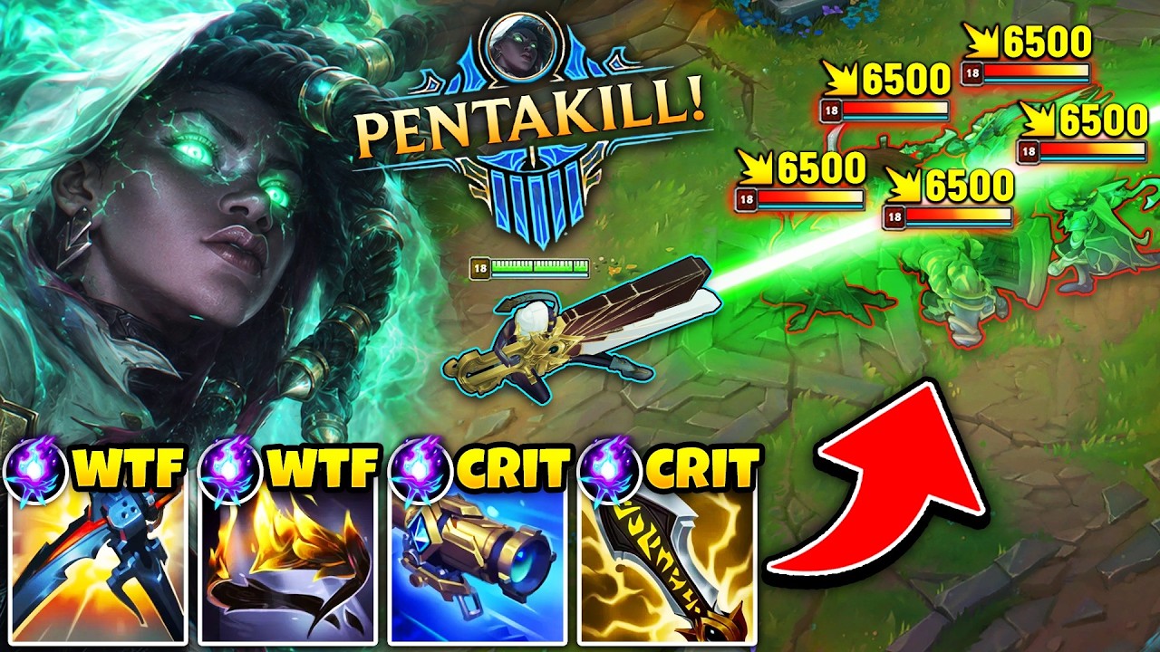 Lethality Senna turns my Sniper into a BEAM RIFLE that one shots you (PENTAKILL)