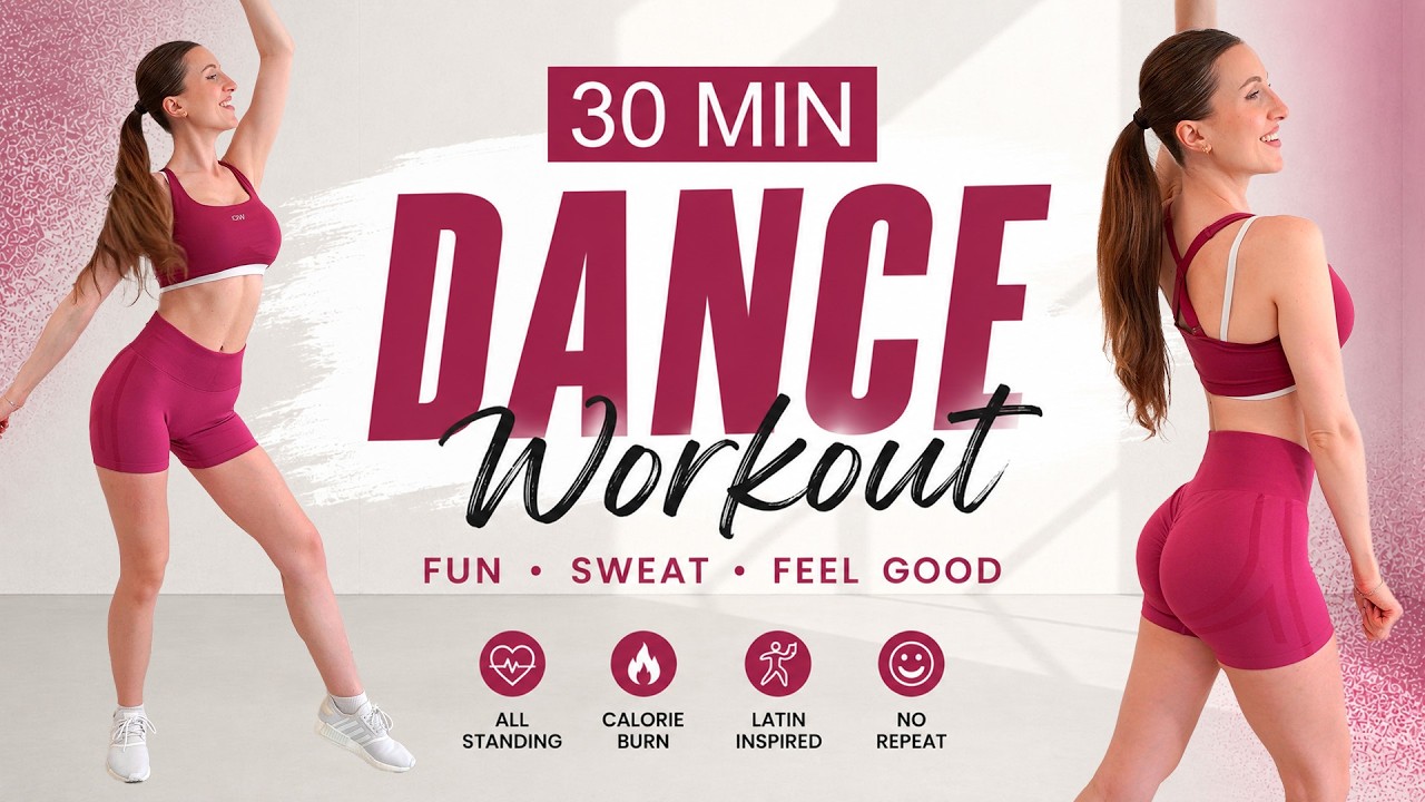 30 MIN CARDIO DANCE WORKOUT | Intense & Fast Fat Burn | Latin Music | All Levels | No Repeat