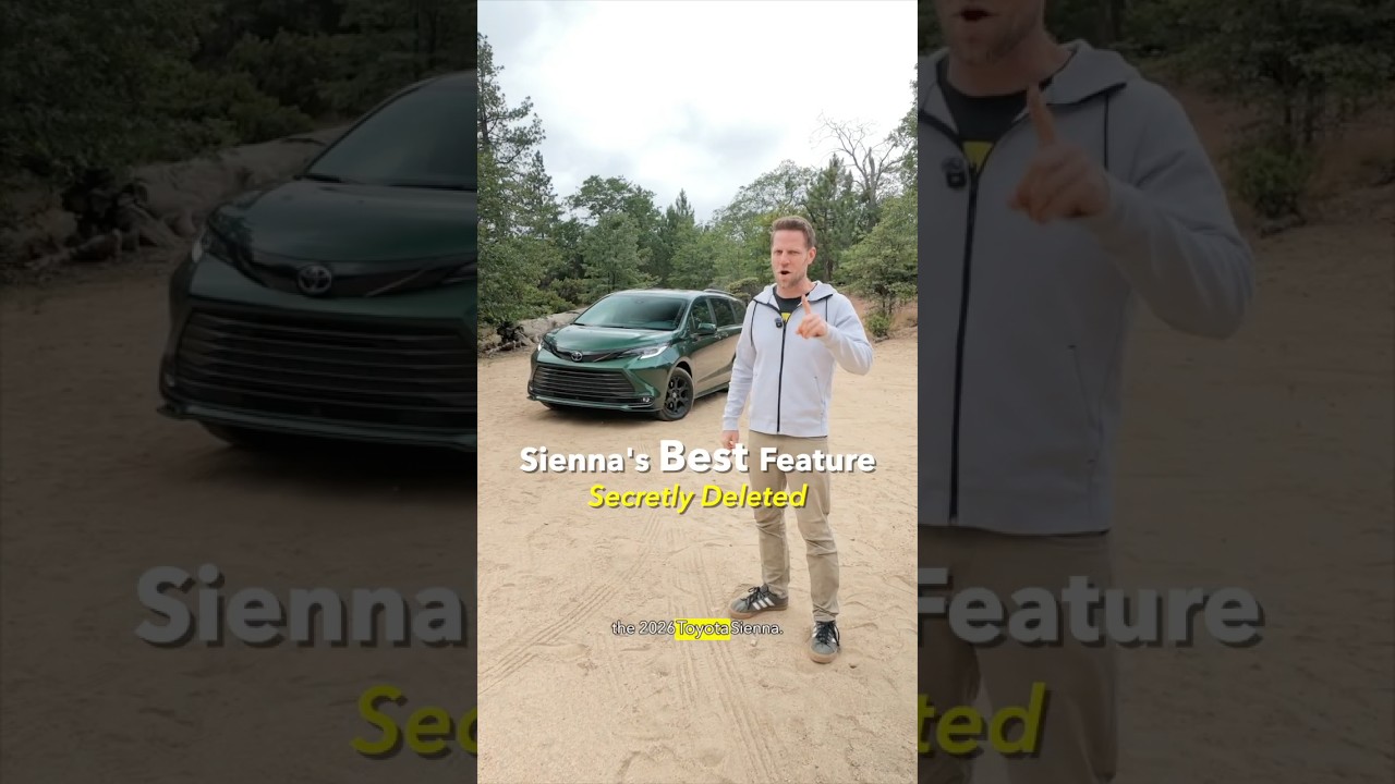 Toyota quietly DELETED this critical family feature from the Sienna... 🤫❌
