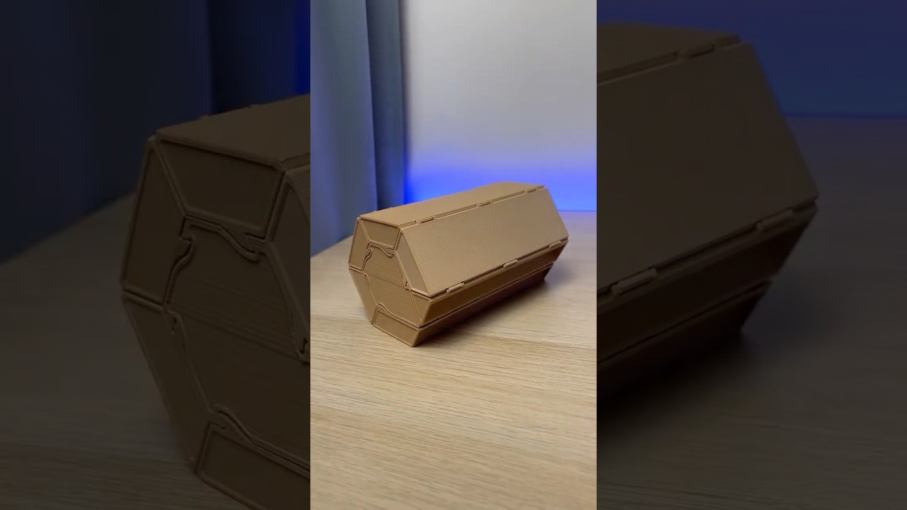 3D Printed Roll Up Storage Box | Compact Organizer 🧰 #3dprinting #organizer #storage