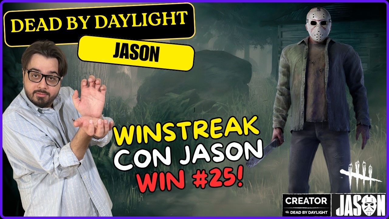 WINSTREAK CON JASON GAME #25 ! #DBDCREATOR - DBD ITA Gameplay JASON (The Slasher)