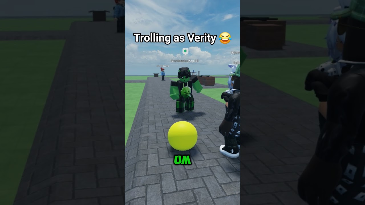 Trolling as Verity in Roblox 😭 #roblox #funny #memes #trolling #gaming #troll