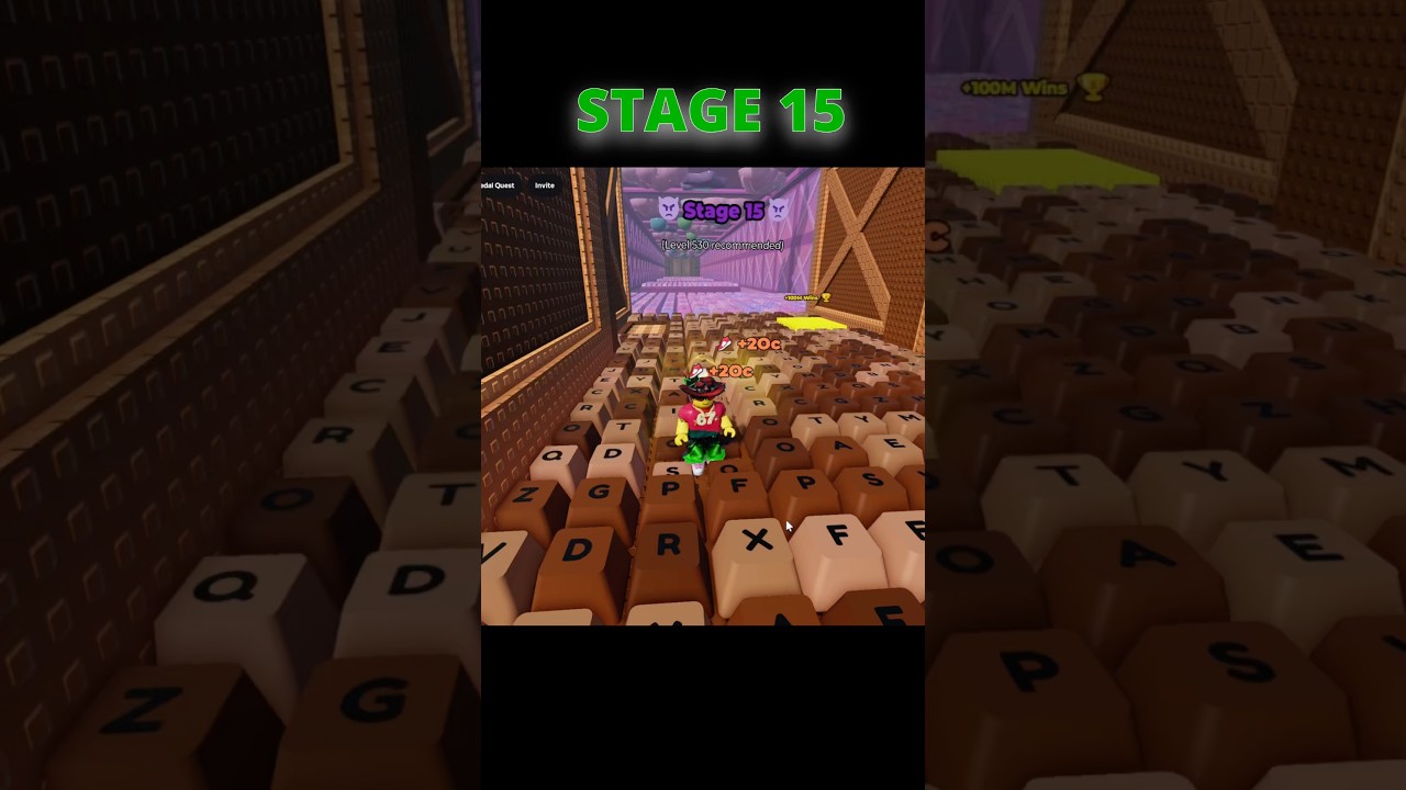 🎮KEYBOARD ESCAPE STAGE 15 WORLD2 FIRST LOOK | ROBLOX