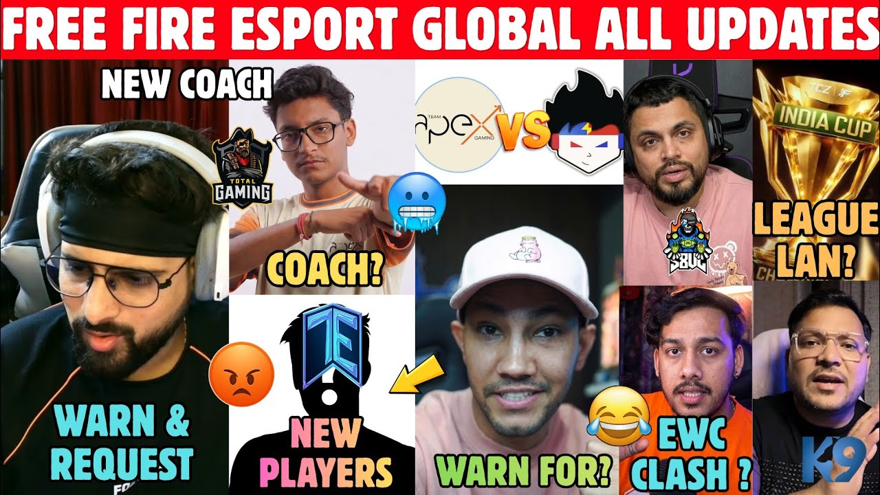 Fozyajay Warn & Request For😱TG Ewc Coach😍?FFMIC League Lan🤔?Pahadi On Old Official Warn For😂TSG &TAG