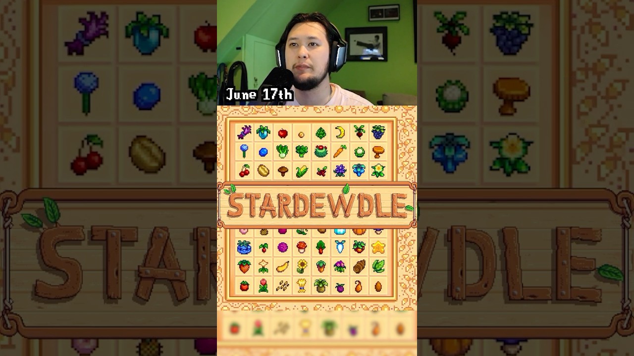 Stardew Valley Wordle! | June 17th | #stardewvalley #stardew #sdv
