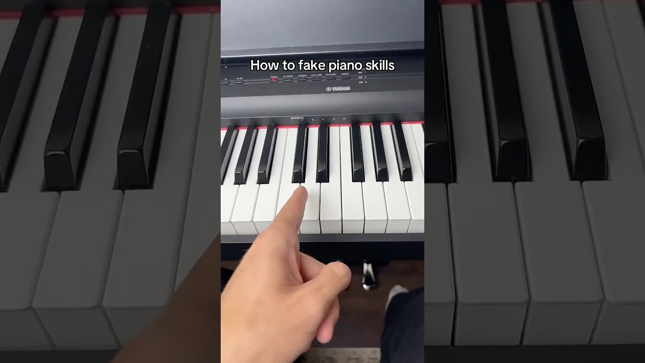 How to Fake Piano Skills #piano #tutorial #easy