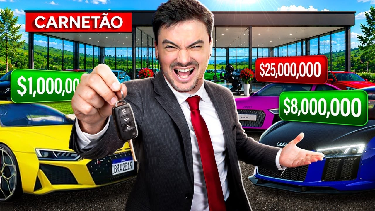 VENDI TANTO CARRO QUE COMPREI UMA MANSÃO - CARNETÃO