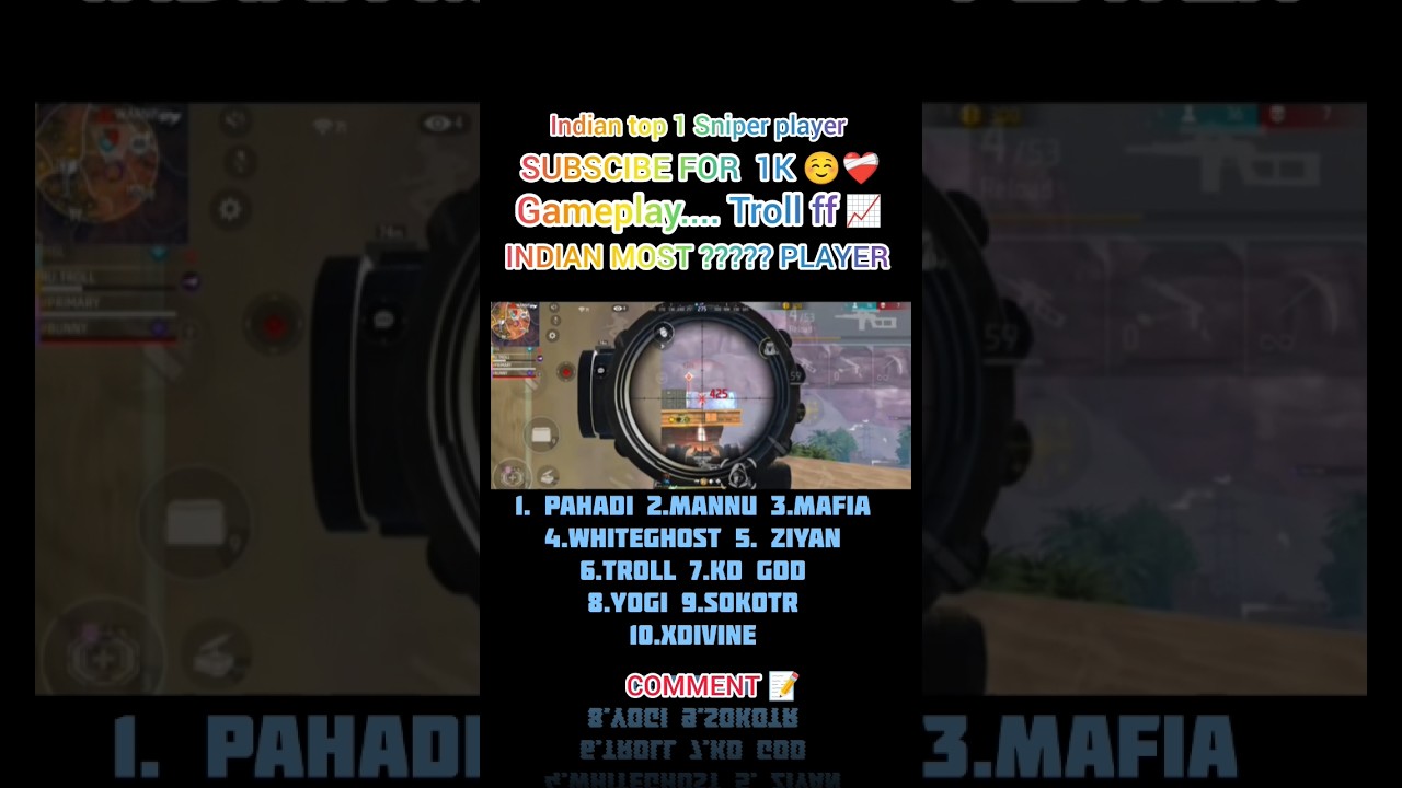 @Trollx183 🙅 now best Sniper player