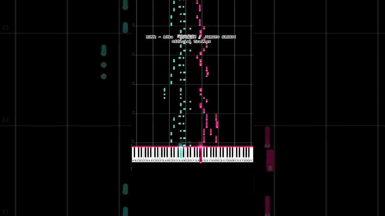Milk - Aiko 『地元最高！』 JIMOTO SAIKO! Official Trailer【Piano Tutorial 1/3】#piano