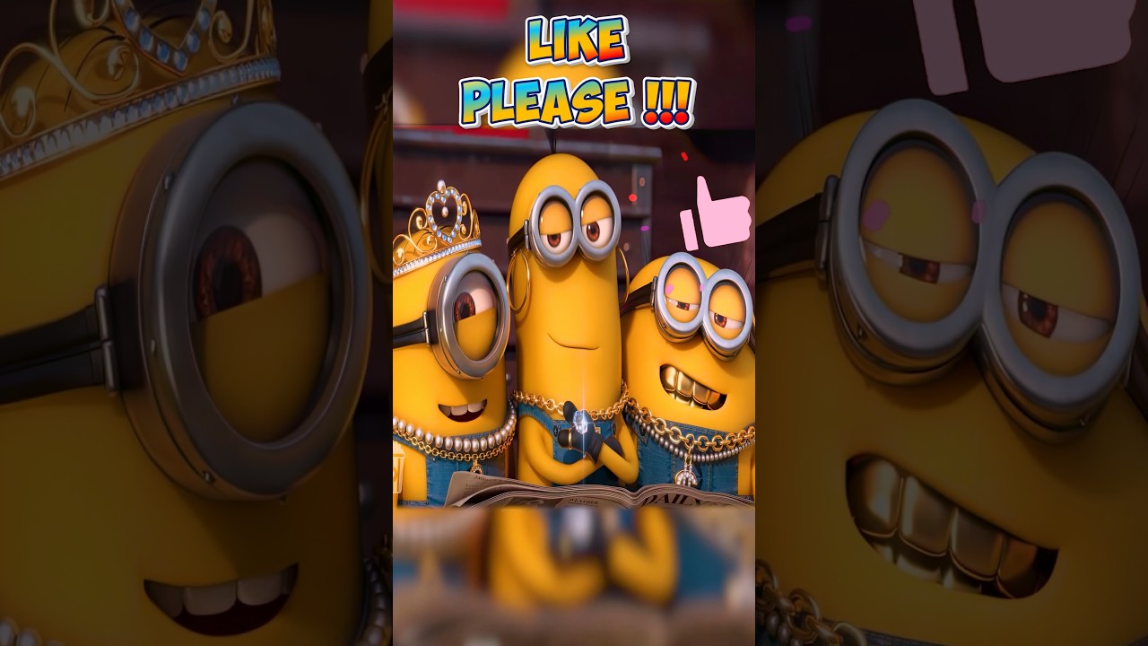 Minions and Super Bike Girl! #Minions #Animation