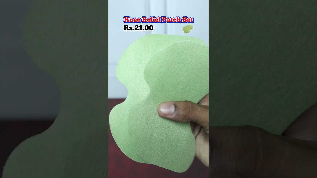 Herbal Knee Relief Patches – 10 Adhesive Pain Support Patches | SKU:9810 | ₹21#deodap_sindhi