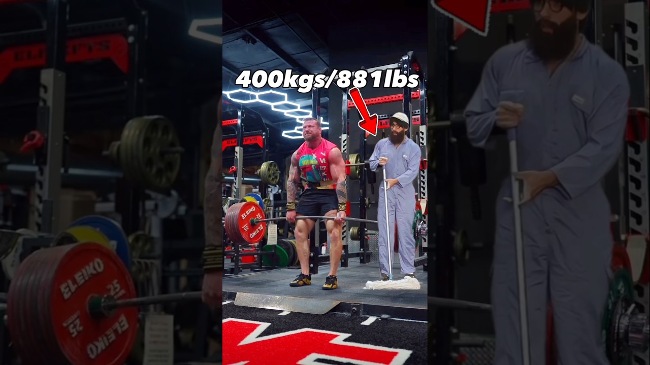 400 KG deadlifting 😱 Reaction Anatoly 😂 #anatoly #gymmusic #fyp #fypシ゚viral #viralshorts #workout