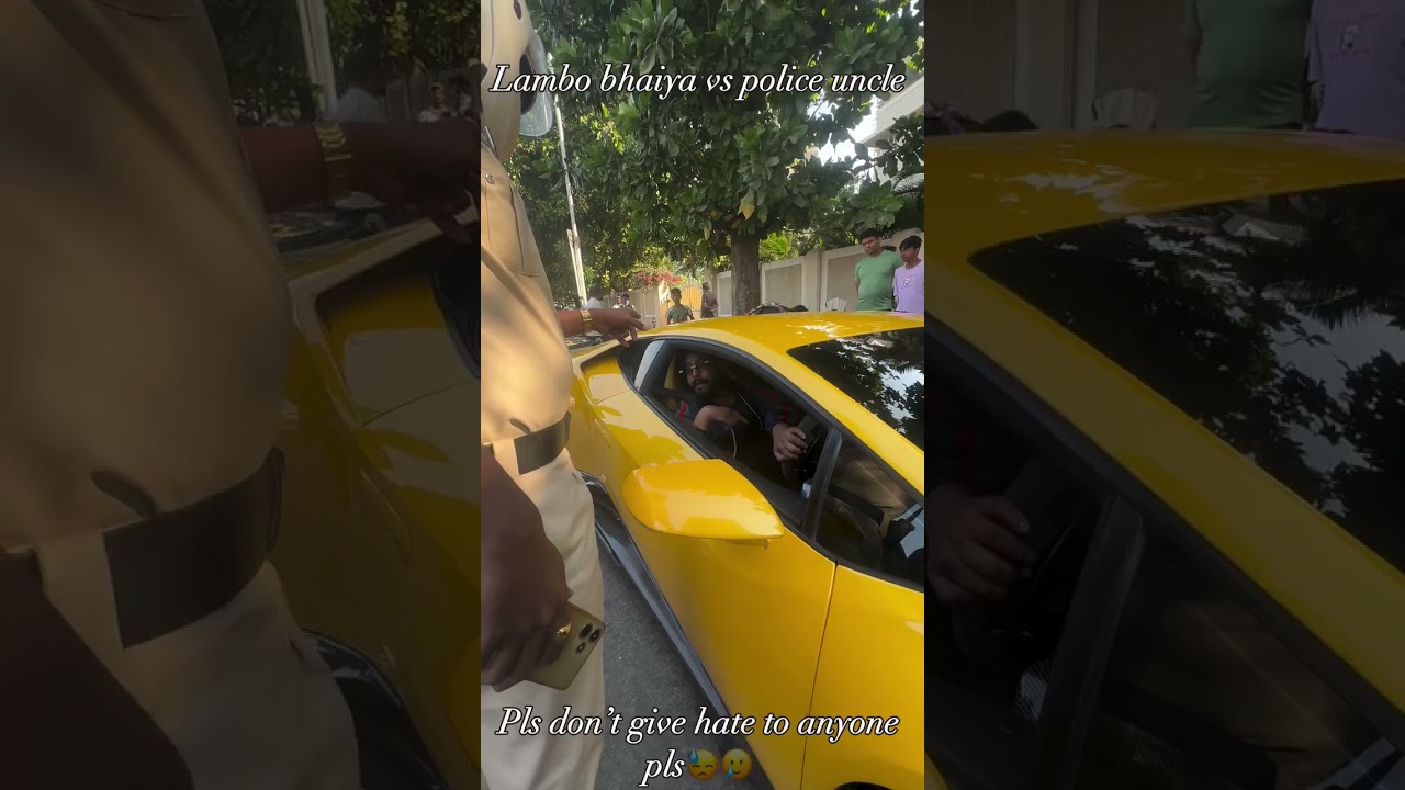 Not every loud car is a fast car... sometimes it's just a Lamborghini saying hello. #viralshorts
