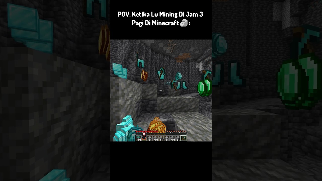 POV, Ketika Lu Mining Di Jam 3 Pagi Di Minecraft
