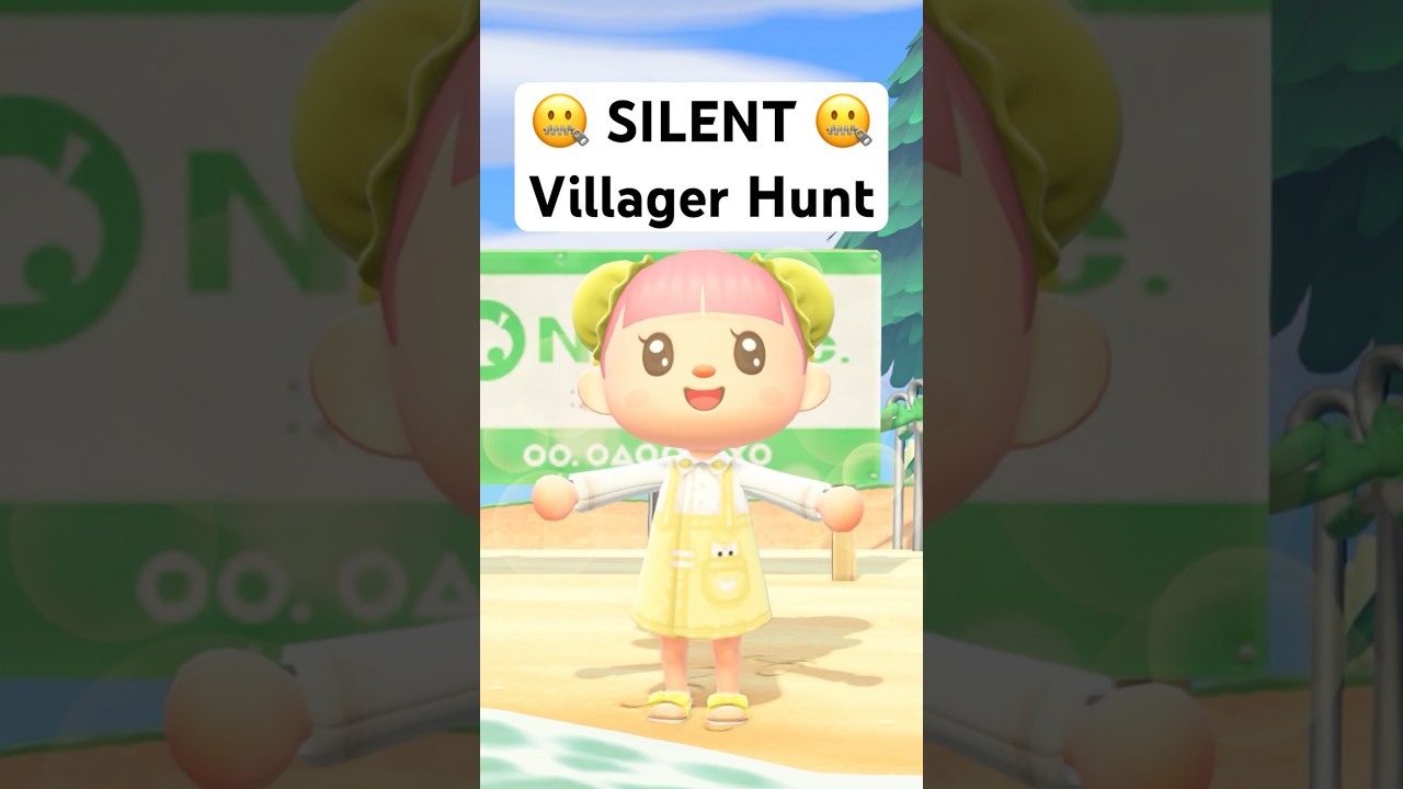 🤫 SILENT Villager Hunt (SUCCESSFUL) #acnh
