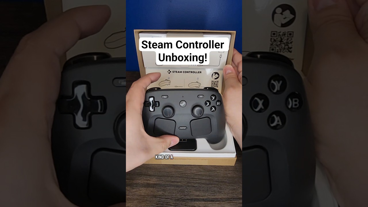Steam Controller Unboxing! #steam #steamcontroller #pcgaming #pcgamer #gaming #gamer