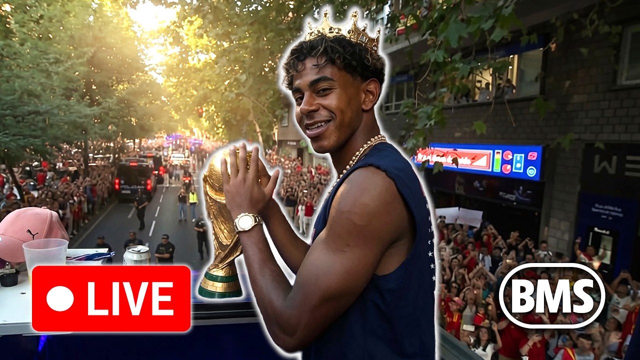 🔴 LIVE | SPAIN WORLD CUP VICTORY PARADE! 🇪🇸🏆 Open-top bus celebrations in Madrid