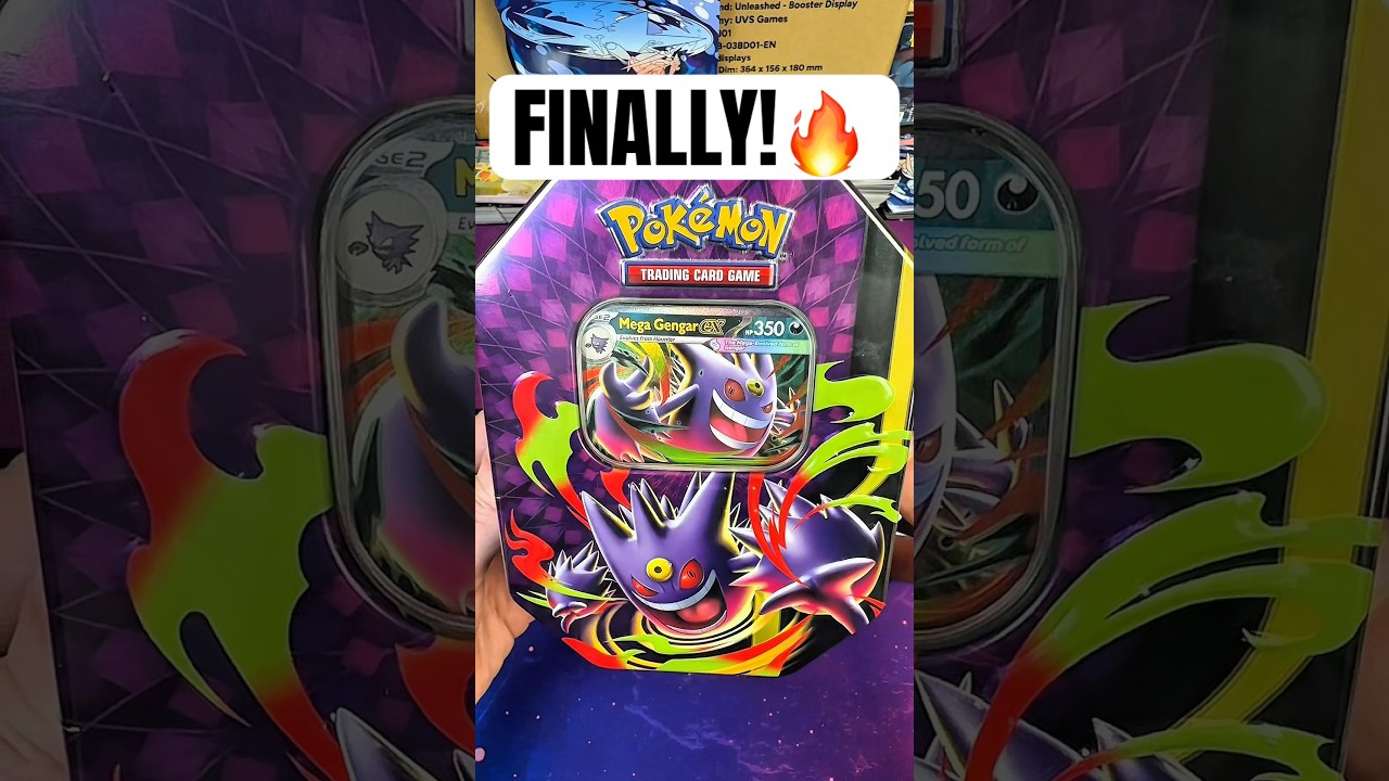 New Mega Gengar Tins Are Here!🔥