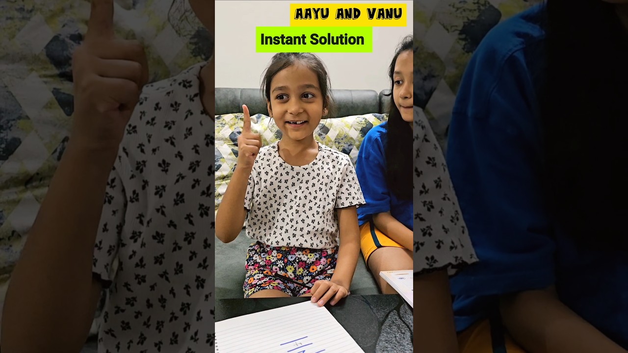 Vanu Ka Smart Solution 🤪🤣 #aayuandvanu #shorts #youtubeshorts #funny #trending