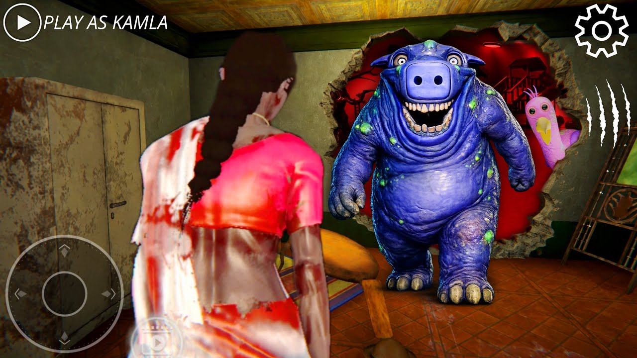 PLAYING AS KAMLA IN GARTEN OF BANBAN || KAMLA VS SCARY NEW MONSTER