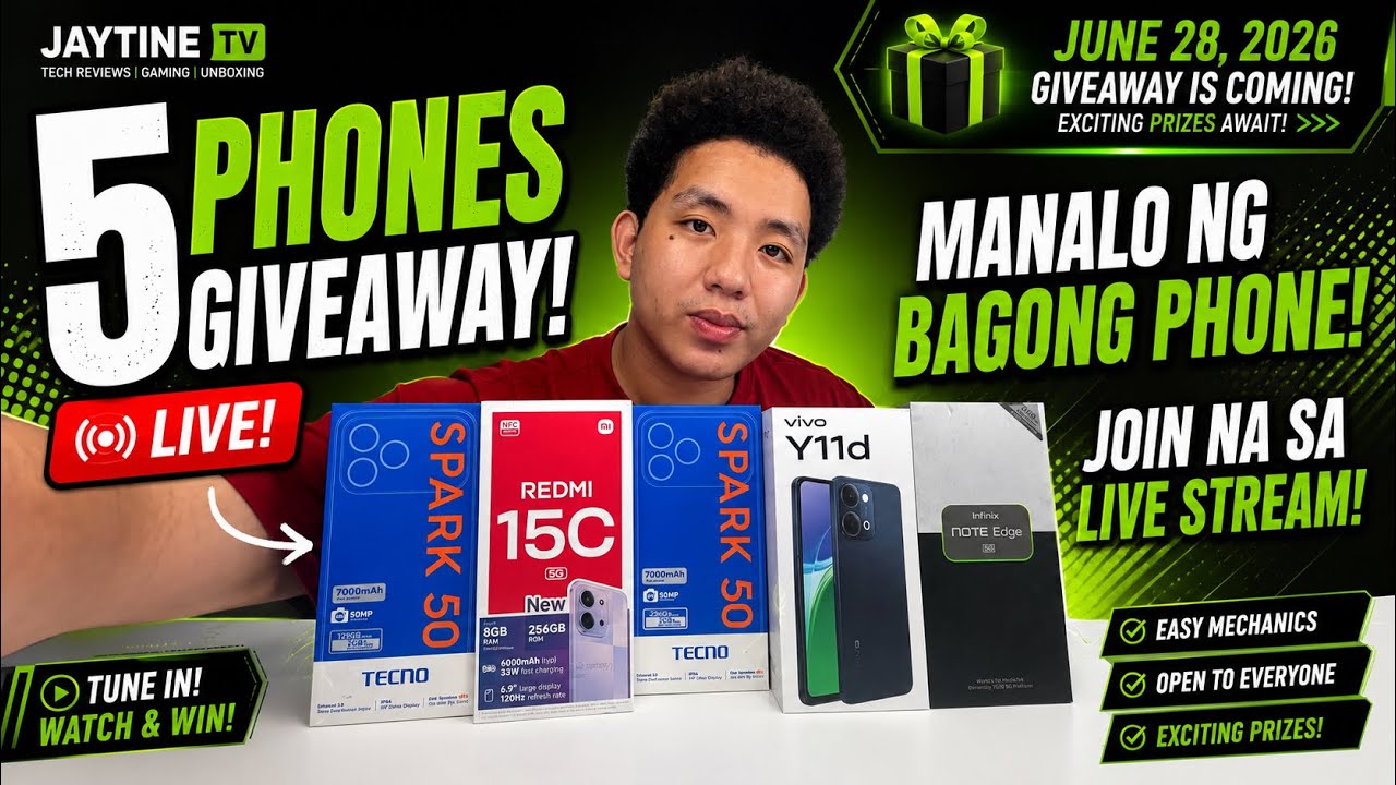 PHONE GIVEAWAY LIVE FOR JUNE!