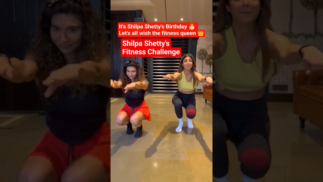 #shilpashetty #birthday #8june #mondaymotivation #challenge #fitness #workout #yt #shorts #exercise