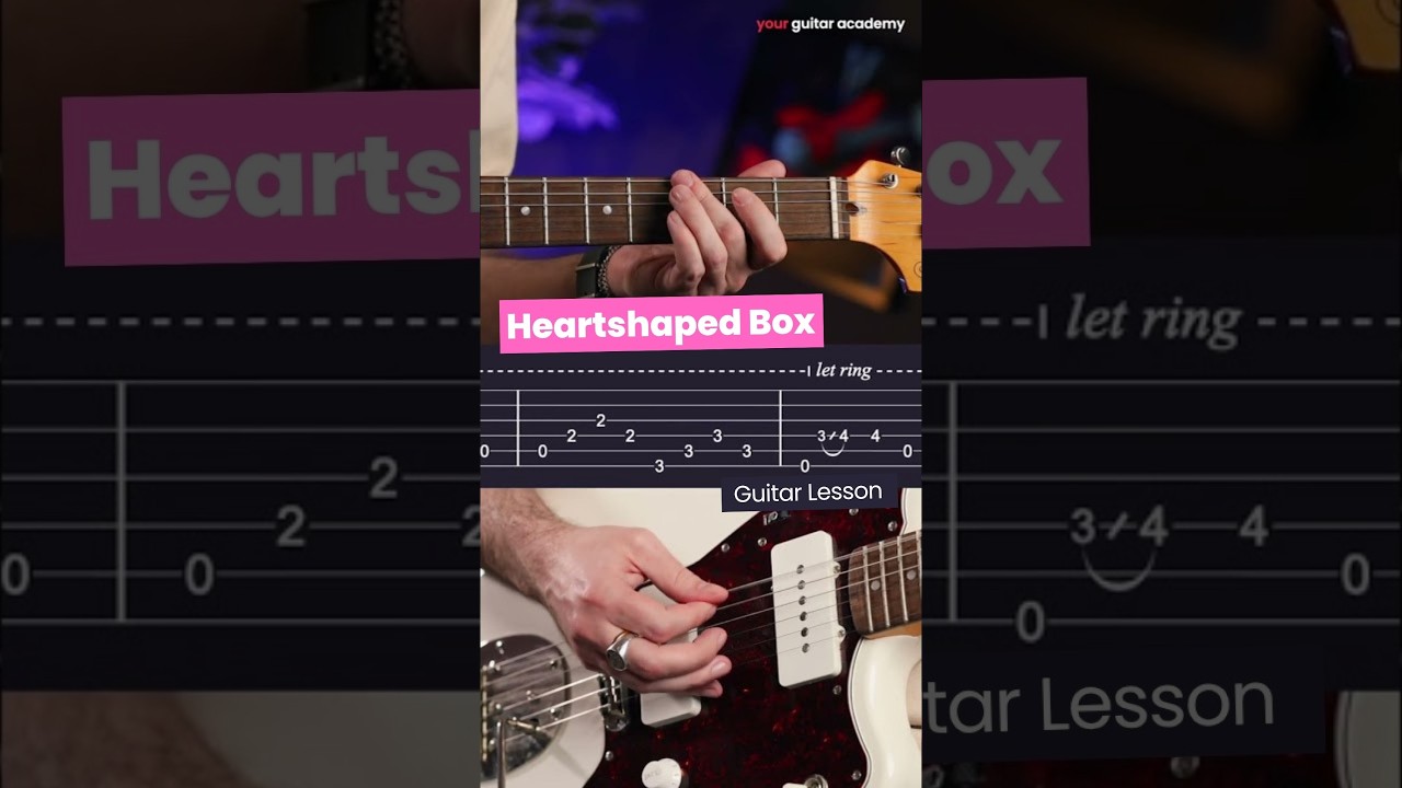 Heart-Shaped Box Intro - Nirvana Guitar Lesson with Tabs