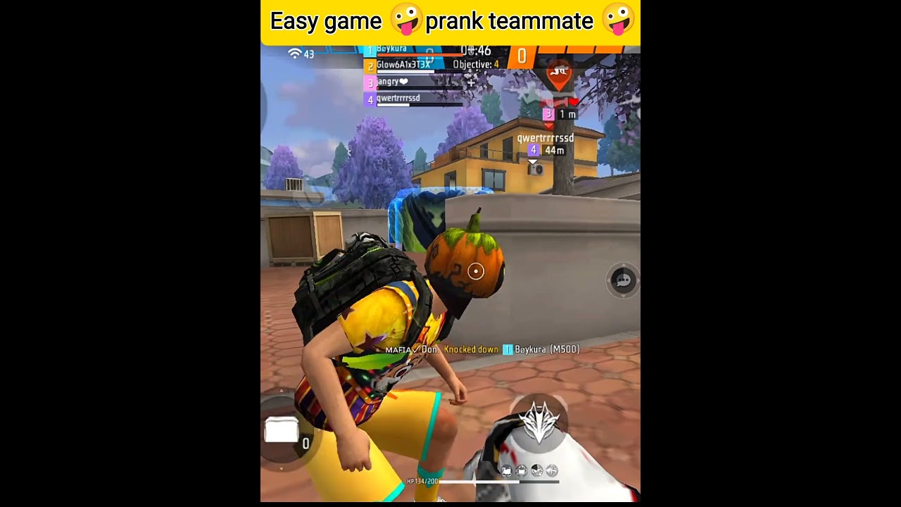 Easy game 🤪 prank teammate 🤪। #freefireshorts ,#easygameprank ,#freefireprank ,#easygame ,