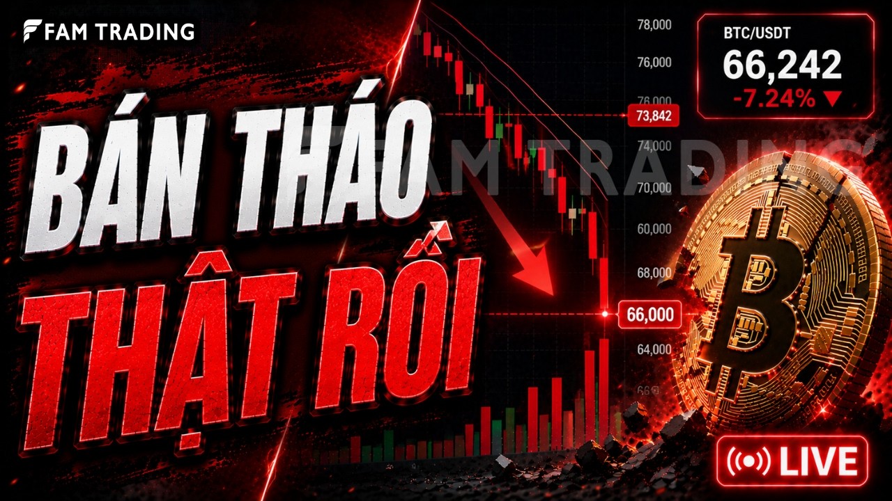 BTC HÔM NAY: 66K - BÁN THÁO THẬT RỒI! | Phân Tích Crypto Live