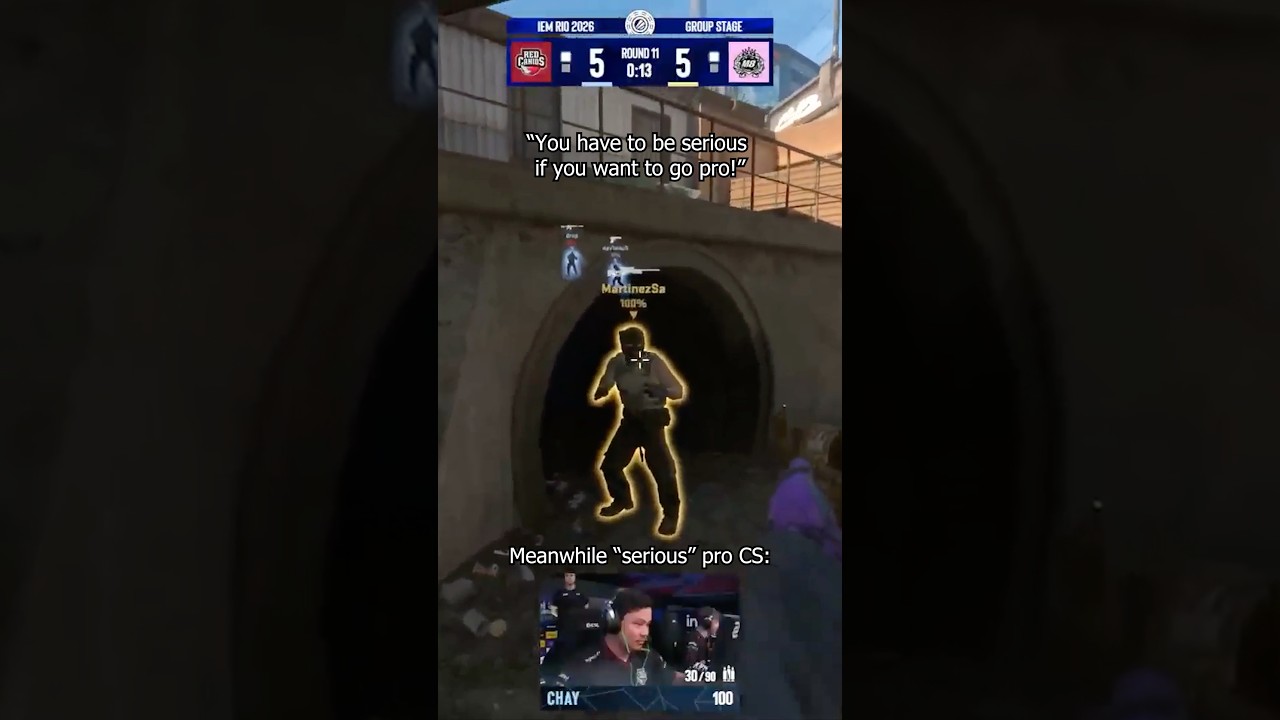 This is serious counter strike? #cs2 #esports #iemrio #cs2clips
