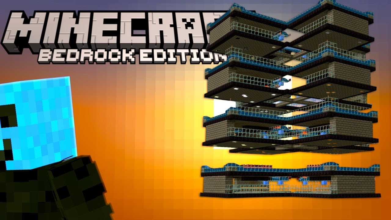 How I Built the CRAZIEST Iron Farm (Minecraft Bedrock)