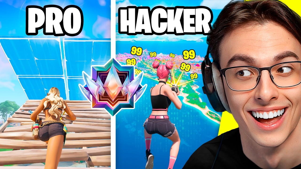 Guess The Fortnite PRO vs HACKER!