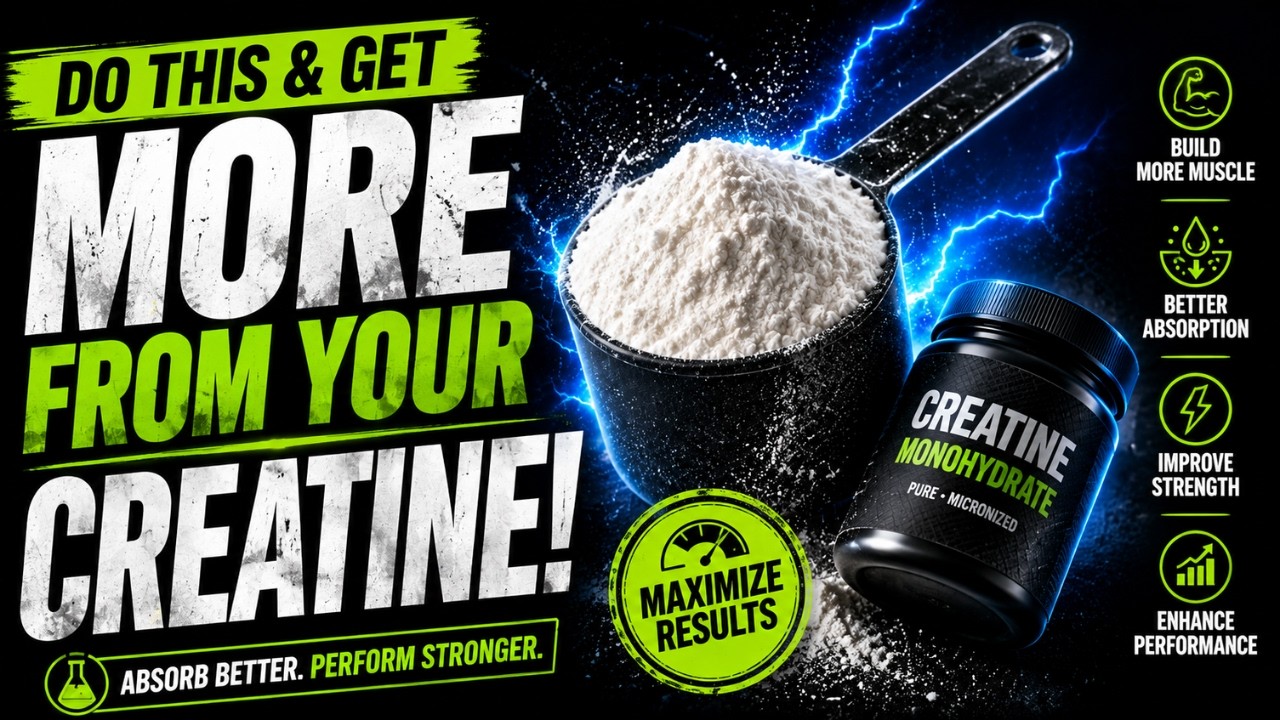 Your Creatine Will Work 5x Better If You Do This (Science Explained))