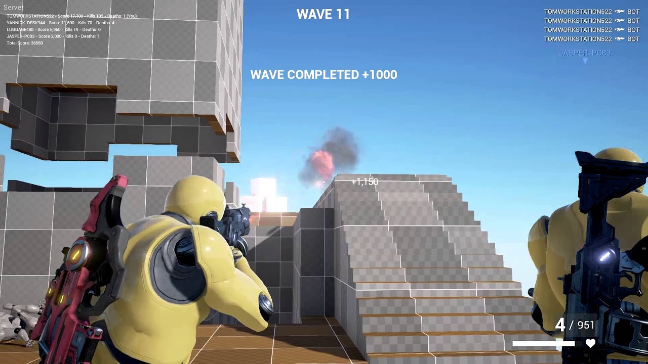 4-player Coop Hordemode in Unreal Engine 4