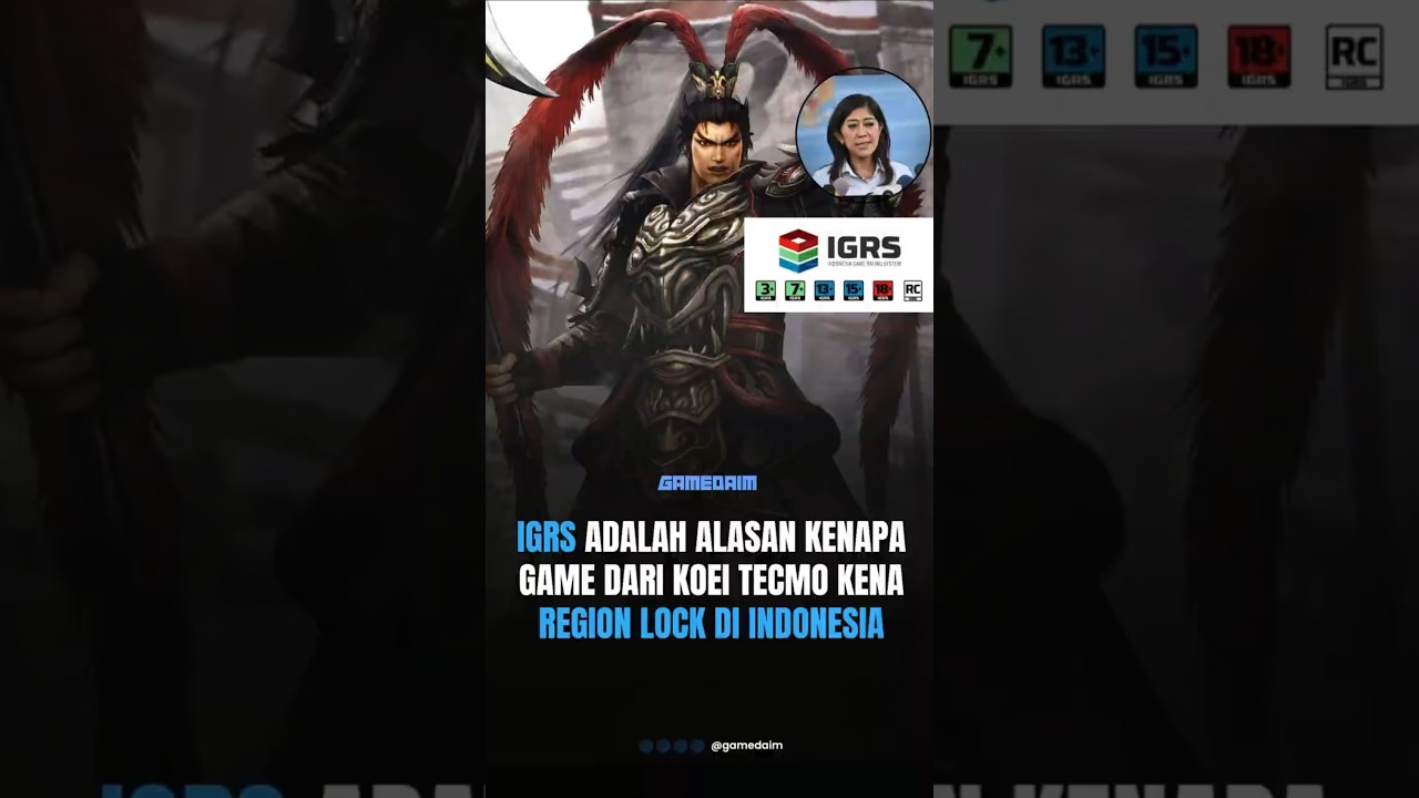 IGRS Adalah Penyebab Game Koei Tecmo Kena Region Lock di Indonesia