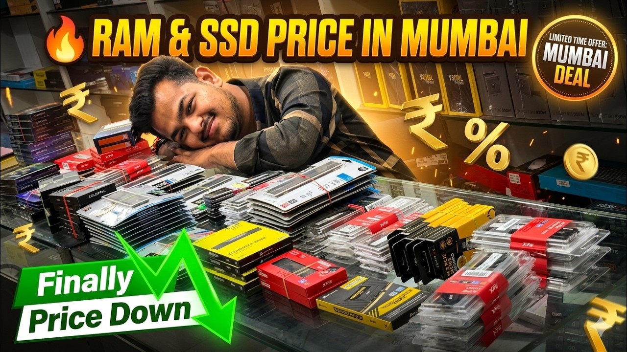 PRICE DROP! 🔥RAM & SSD Lowest Price in India / RAM & SSD Price in 2026 #pcbuild
