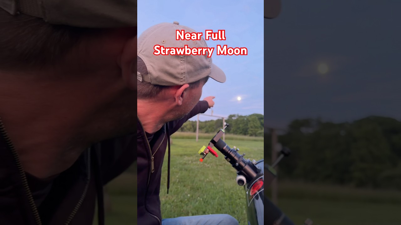 Near Full Strawberry Moon