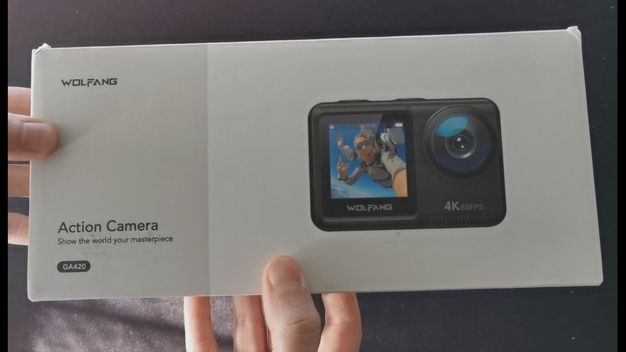 UNBOXING - WOLFANG GA420 - Action Camera 4K