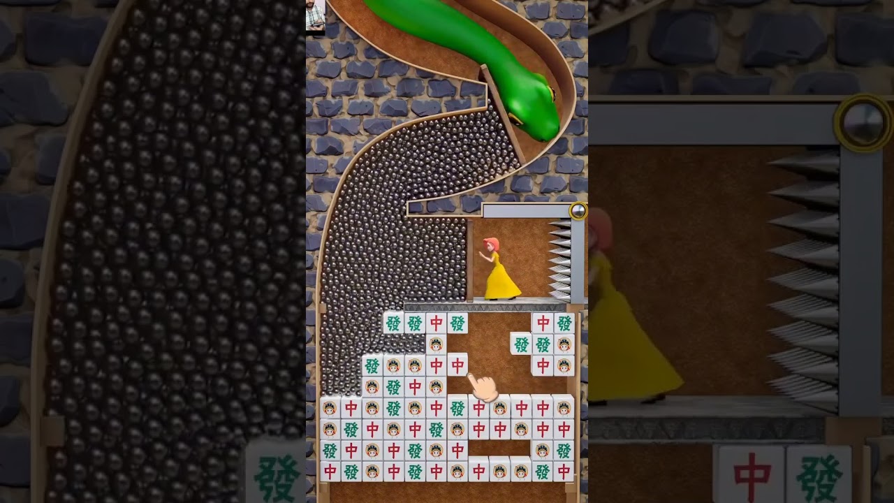 Big Snake behind Girl Ads Gameplay | New Level  #matchvillains #gaming #gameplay#games #shortvideos