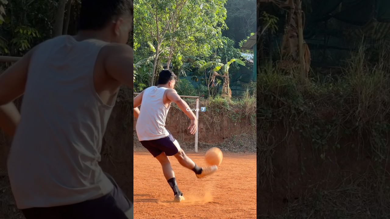 Curve ❤️‍🩹⚽️#football #skills #kerala #footballskills #shorts