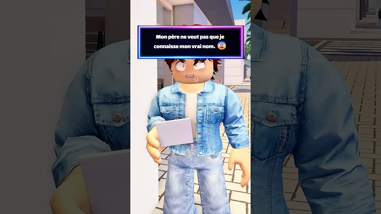 Mon père ne veut pas que je connaisse mon vrai nom… 😨#shorts #berry #roblox