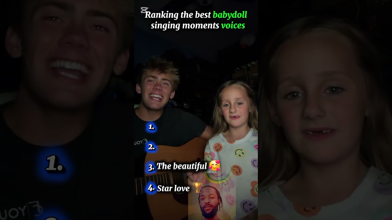 Ranking the best babydoll singing moments voices #singer #singing #fyp #duet