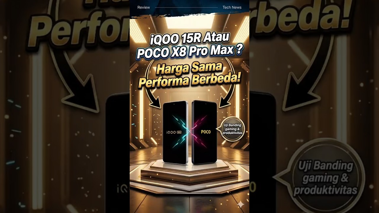 iQOO 15R atau Poco X8 Pro Max ❓️