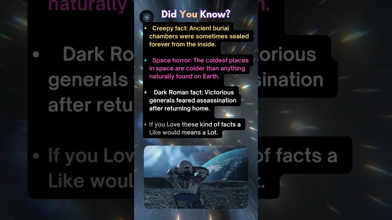 3 Creepy Facts About Space & Ancient History #facts
